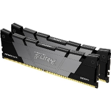 Оперативная память Kingston Fury Renegade, DDR4, 32GB (2x16GB), 3200MHz, CL16, DIMM, с радиаторами, серый/черный