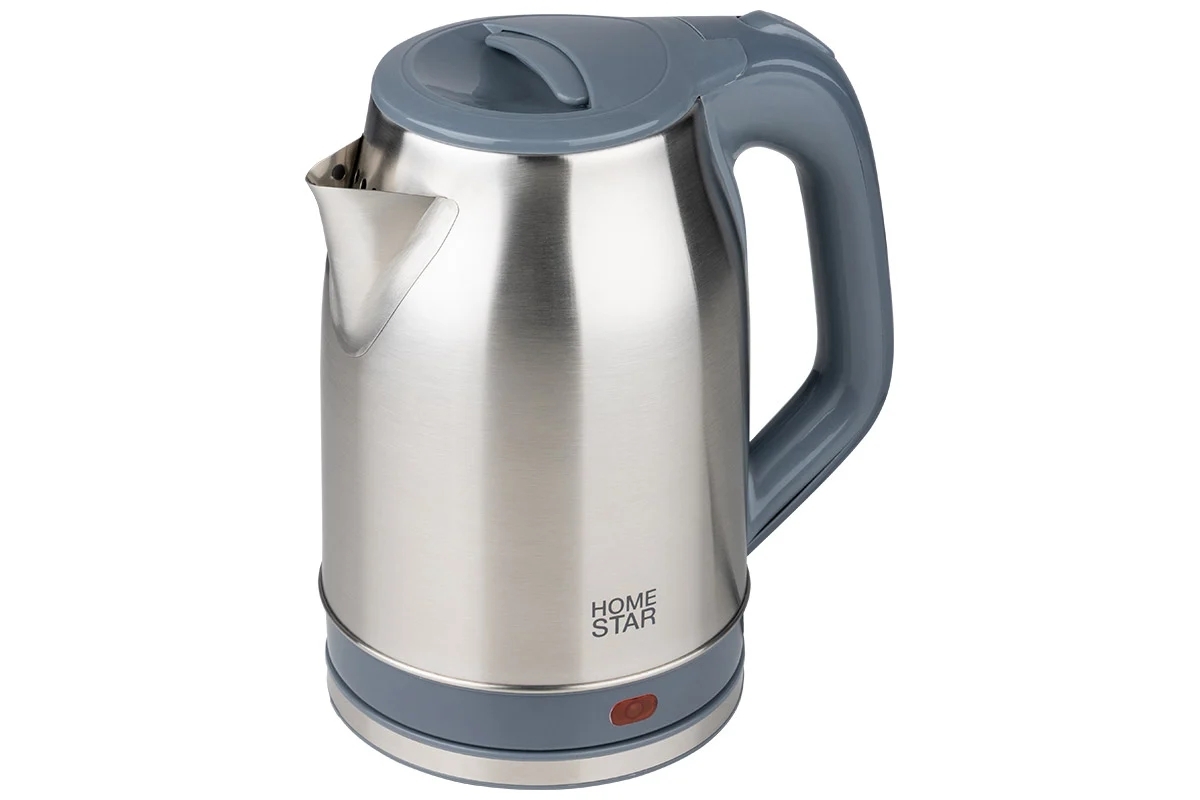 Чайник электрический Homestar HS-1005 2,3 л, 1800 Вт, нержавейка, серый