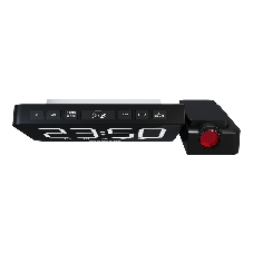 Радиочасы Soundmax SM-1533(черный с белым)