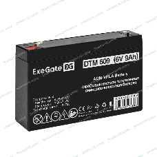 Аккумуляторная батарея ExeGate DTM 609 (6V 9Ah, клеммы F2)