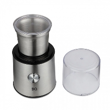 Кофемолка BQ CG1003, 200 Вт, 85 г максимальная загрузка, стальной/черный