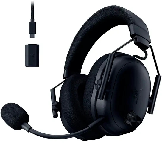 Гарнитура Razer BlackShark V3 Pro чёрный, беспроводная + проводная, радиоканал, до 70 ч