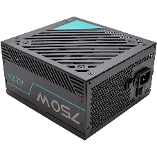 Блок питания Azza PSAZ-750G, 750Вт, 80 PLUS Gold, 120мм, модульный, черный