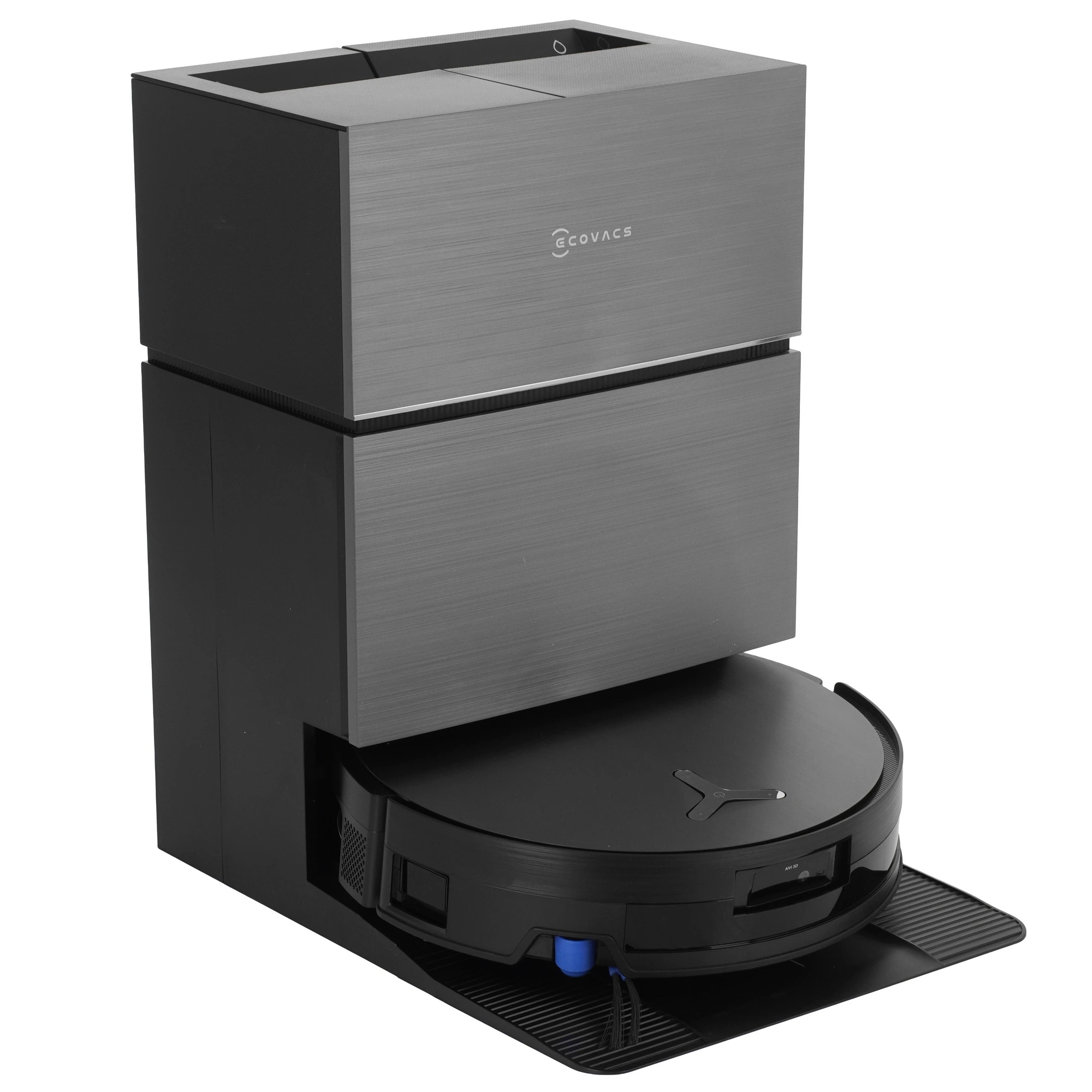 Робот-пылесос Ecovacs Deebot X11 PRO OMNI черный, 6400 мА*ч Li-Ion, уборка сухая/влажная, пылесборник контейнер 0.22 л