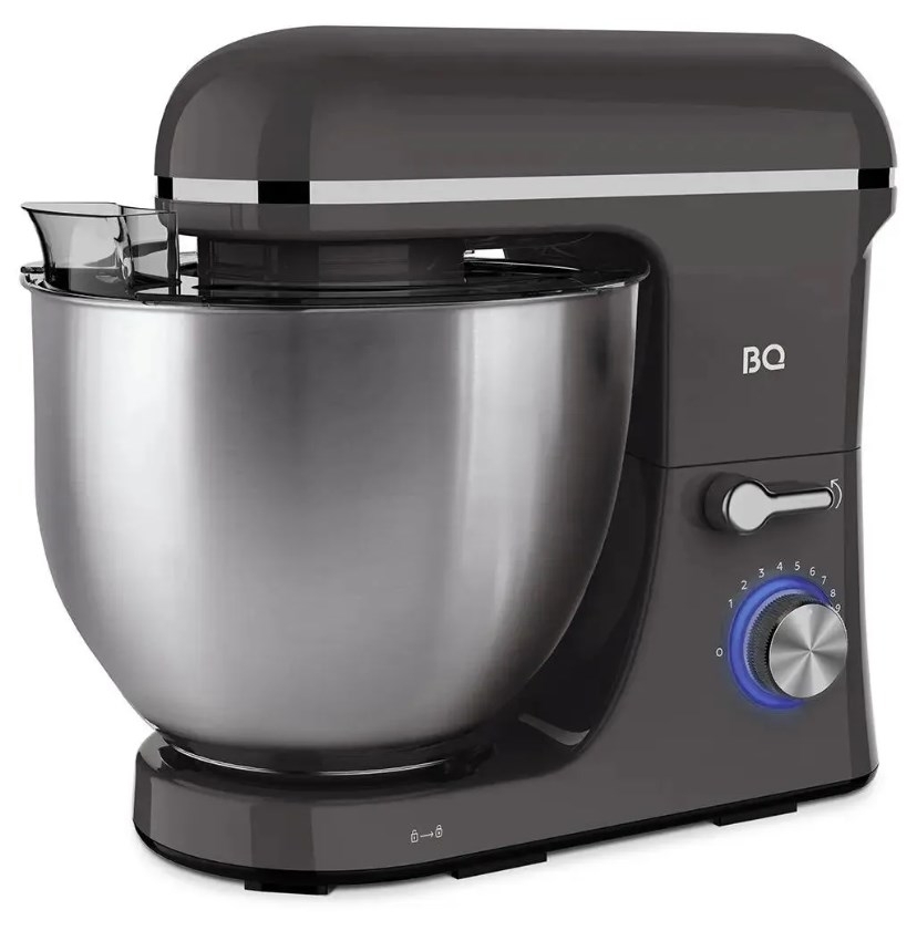 Миксер BQ MX840 серый, стационарный, 1600 Вт, 5.5 л, 10 скоростей