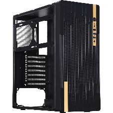 Компьютерный корпус Accord ACC-188R2 черный без БП ATX 4x120мм 1xUSB 2.0 1xUSB 3.0 1xUSB3.1 audio
