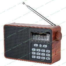 Радиоприемник PERFEO (PF_D0573) ALPINIST, коричневый
