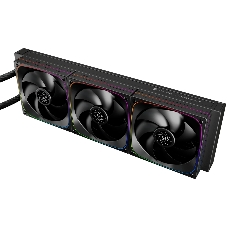 Система жидкостного охлаждения Thermalright Frozen Horizon 360 Digital (360мм, LED temp., Black, ARGB/Fans: 3x120мм, 68.9CFM, 28.2dBA, 2000RPM/Pump height 53.2мм, Rad thickness 27мм/S: 1700, 1200, 1851, 115X, AM5, AM4)