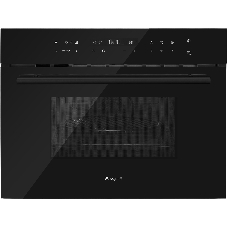 Духовой шкаф компактный встраиваемый с СВЧ Weissgauff OE 446 Black Edition черный