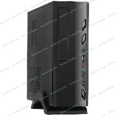 Компьютерный корпус ExeGate EX268696RUS Компьютерный корпус MiniITX ExeGate MI-208 Black, miniITX/mATX, M450, 80мм, 2хUSB, Audio