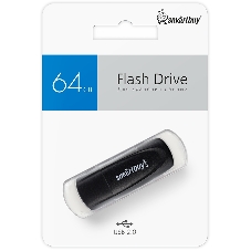 Флешка USB Smartbuy Scout black (SB064Gb2SCK), 64Gb, USB 2.0, R/W 15/8, черный