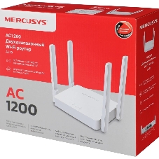 Роутер беспроводной Mercusys AC10 AC1200 10/100BASE-TX белый