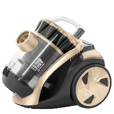 Пылесос Eurostek EVC-3002 черный/бежевый, 400/2200 Вт, уборка сухая, пылесборник контейнер 2.5 л