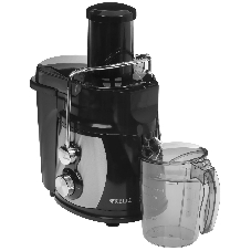 Соковыжималка Kelli KL-5091 чёрный/серебристый, центробежная, 1100 Вт, 1000 мл, механическое