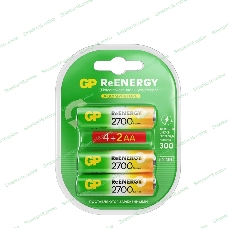 Аккумулятор GP 270AAHC4/2RGY-2CRCB6 AA NiMH 2700mAh (6шт) блистер