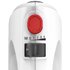 Миксер Bosch MFQ2600G белый, ручной, 375 Вт, 3 л, 4 скорости