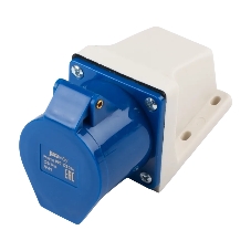 Розетка стационарная для наружной установки PPC 123 2Р+РЕ 32А 220В IP44 Jazzway
