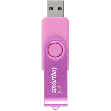 Флешка USB Smartbuy Twist Pink (SB008Gb2TWP), 8Gb, USB 2.0, R/W 15/5, розовый