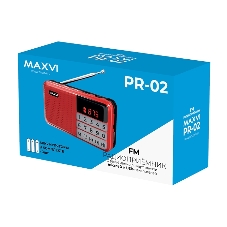 Радио FM-приемник Maxvi PR-02 red. Цифровой приемник Maxvi PR-02 предназначен для прослушивания радио и музыки. Миниатюрный Maxvi PR-02 - удобный в переноске и помещается в карман. Можно использовать карты памяти microSD и внешний USB-накопитель для воспроизведения музыки, а также аудиокниг. Благодаря функции автоматического поиска гаджет может самостоятельно находить доступные радиостанции и сохранять их в памяти