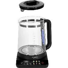Чайник электрический Red Solution KG1330D 2л. 2000Вт прозрачный/черный корпус: пластик/стекло