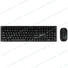 Комплект клавиатура+мышь Oklick S315W беспроводной, USB, 1600 DPI, чёрный