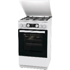Плита комбинированная Gorenje GK5C42WF-B белый, конфорок 4 газовых, духовка 70 л, 50 см x 85 см x 59.4 см