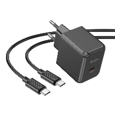 Сетевое зарядное устройство HOCO (6942007603843) CS13Aaa 1Type-C PD 20W, черный