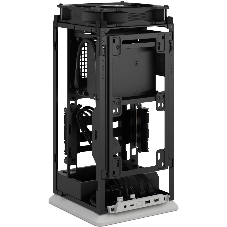 Компьютерный корпус без блока питания Fractal Design Mood, Mini-Tower, 1x180мм, 2xUSB-A 3.0 + 1xUSB 3.2 Type-C, SFX PSU Support, mITX Light Gray
