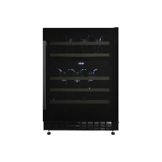 Винный шкаф встраиваемый ZÜGEL ZCWI460DB, черный