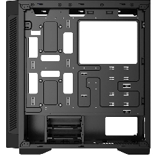 Компьютерный корпус MidiTower Deepcool MATREXX 55 V3 без БП, бок.окно, черный, EATX (DP-ATX-MATREXX55V3)