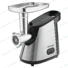 Мясорубка электрическая DELTA LUX DE-600M черный, 3000 Вт, 2.5 кг/мин, реверс, защита от перегрузки, насадки - 6