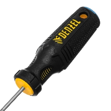 Отвертка Denzel SL3х75 мм, S2, 3к рукоятка