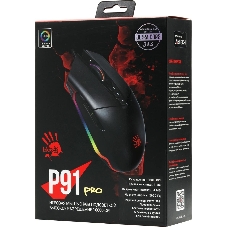 Мышь проводная A4Tech Bloody P91 Pro черный, 16000 dpi, USB, кнопки - 8