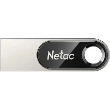 Флешка USB Netac U278 (NT03U278N-128G-32PN), 128Gb, USB 3.0, R/W 110/45, серебристый/черный