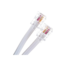 Удлинитель Rexant 18-21 телефонный 2М белый
