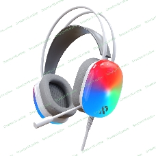 Гарнитура SmartBuy VAULT RGB белый, проводная, USB, подсветка