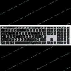 Клавиатура Satechi Slim X3 беспроводная, Bluetooth, серый