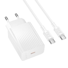 Сетевое зарядное устройство BOROFONE (6941991122743) BAS73Aaa 1Type-C 3.0A PD20W для Type-C Type-C White