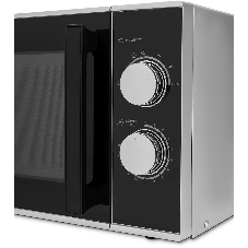 Микроволновая печь Vitek VT-MW0823 серебристый/черный, 23 л, 900 Вт, переключатели - поворотный механизм