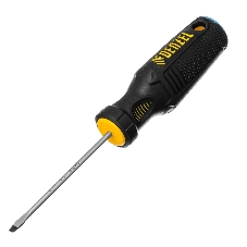 Отвертка Denzel SL3х75 мм, S2, 3к рукоятка