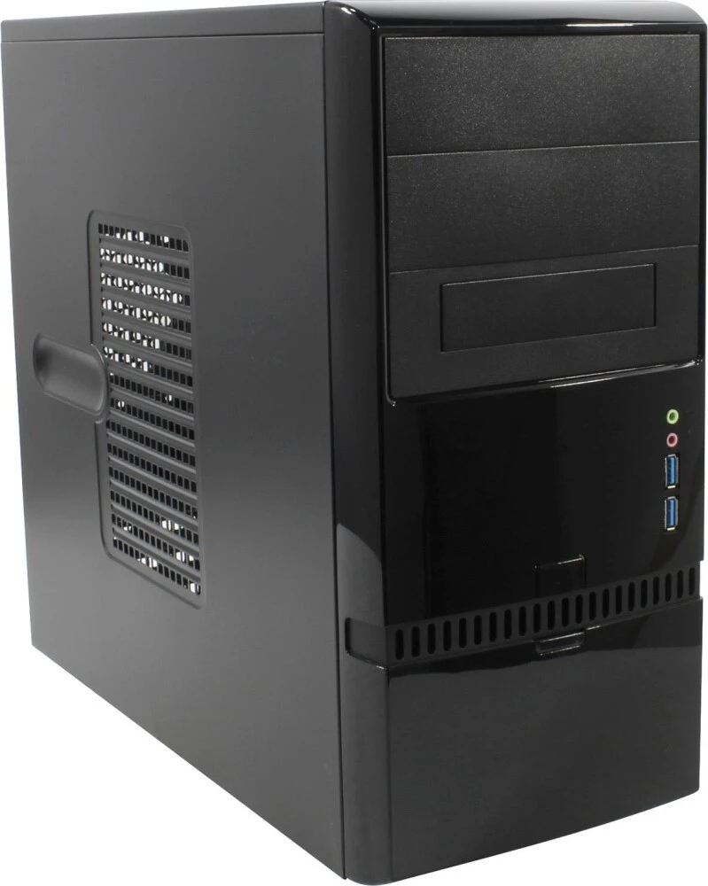 Корпус InWin ENR022 USB 3.0 450W Black, Mini-Tower, чёрный, БП 450 Вт, без вентиляторов в комплекте