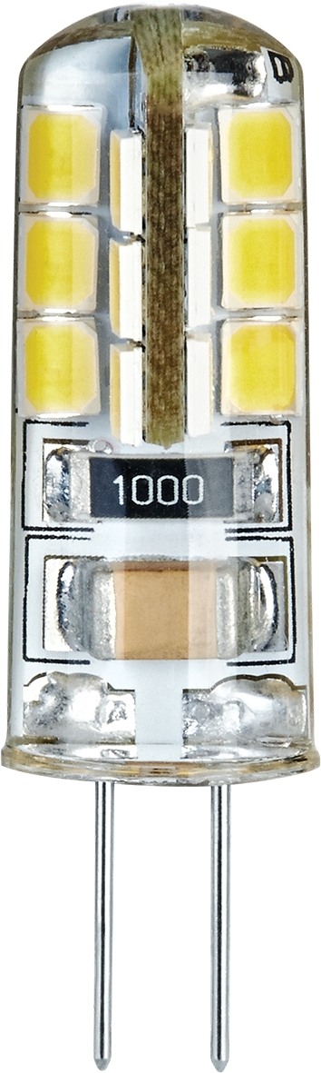 Лампа светодиодная Navigator NLL-S-G4-2.5-230-3K 2.5Вт 3000К теплый белый G4 170лм 220-240В