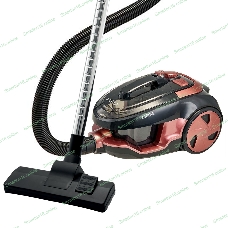 Пылесос Delta LUX DE-3501 черный/терракотовый, 400/2400 Вт, уборка сухая, пылесборник контейнер 2,5 л