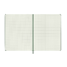Блокнот MOLESKINE Classic, 192стр, в клеточку, твердая обложка, зеленый qp091k15
