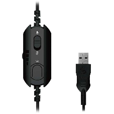Гарнитура проводная с микрофоном A4Tech Bloody G570 черный/серый 2м мониторные USB оголовье (G570 USB/BLACK + GREY)