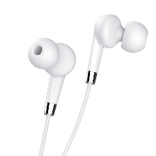 Проводные наушники Hoco M58 Amazing белый, внутриканальные, Jack 3.5 мм