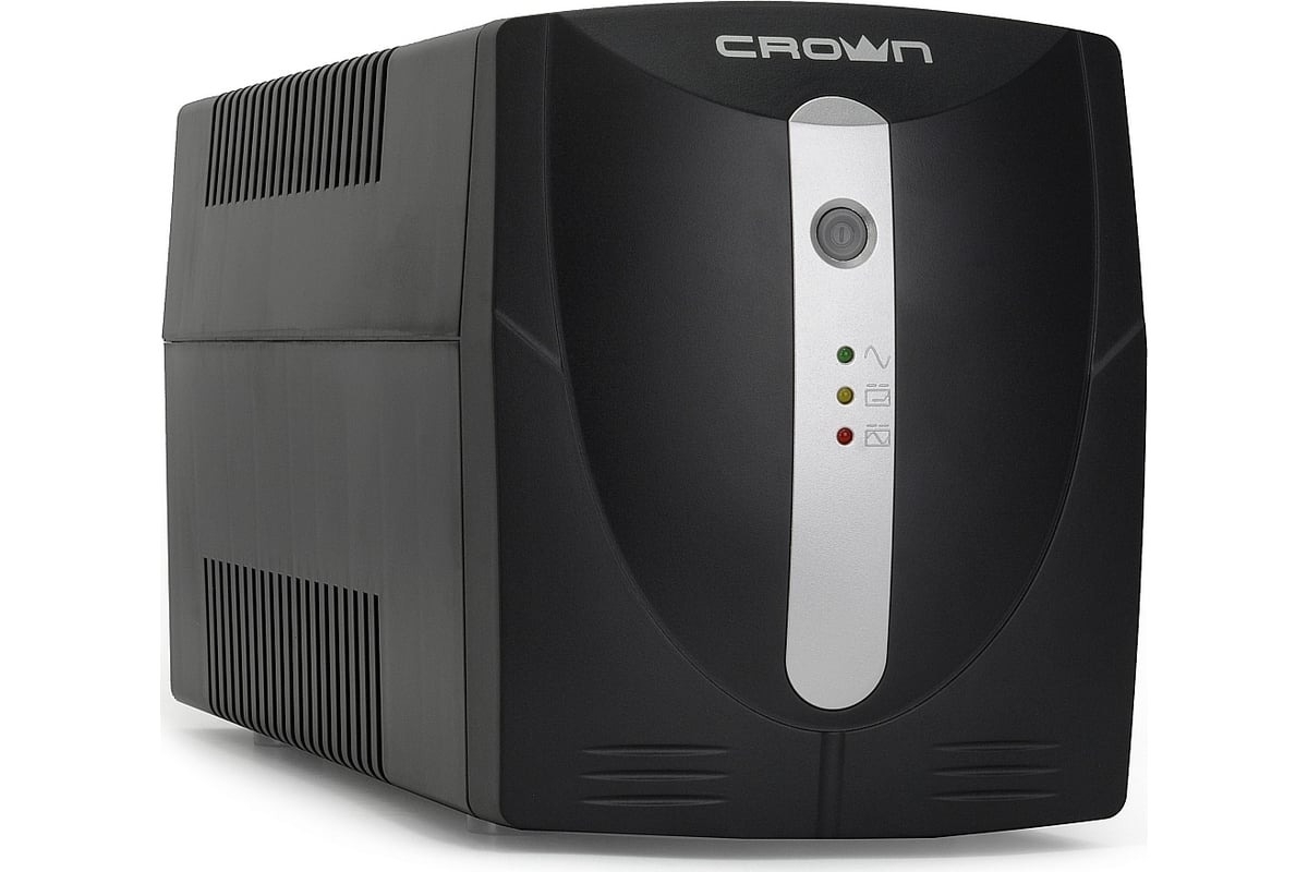 Источник бесперебойного питания Crown CMU-1000X/1000 ВА/600 Вт/3 x евророзетка с заземлением (Schuko)