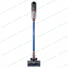 Пылесос вертикальный BQ VCA0102H серый/синий, питание от аккумулятора, 50 Вт, уборка сухая, пылесборник 0,45 л, работа от АКБ max 45 мин.