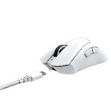 Мышь беспроводная/проводная Razer DeathAdder V3 Pro белый, 30000 dpi, радиоканал, USB, кнопки - 5