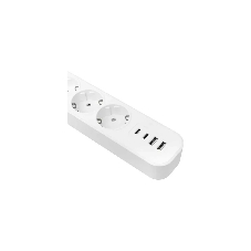 Удлинитель EKF UBA-LUX-515-TC 5х1.5 м IP20 2USB 2.4А+2type-C LUX 1.5 кв.мм